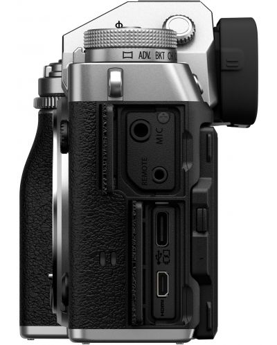 Aparat foto fără oglindă Fujifilm - X-T5, 18-55mm, Silver - 5