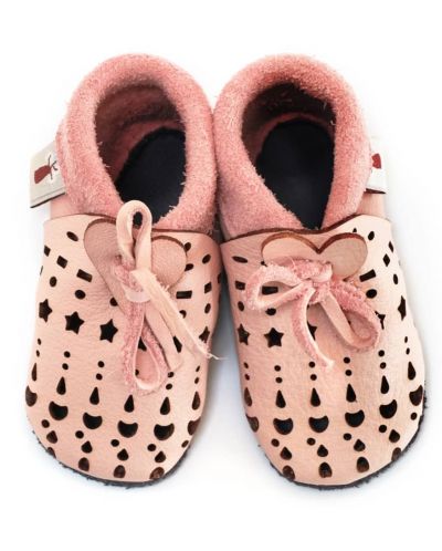 Pantofi pentru bebeluşi Baobaby - Sandals, Dots pink, mărimea XL - 1