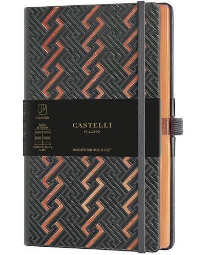 Castelli Copper & Gold - Roman Copper, 13 x 21 cm, căptușit - 1