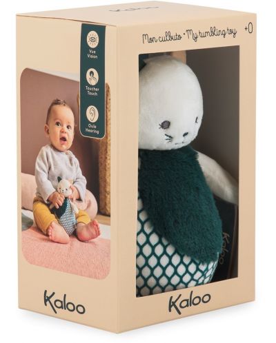 Jucărie de pluș pentru bebeluși Kaloo - Pisicuța, 16,5 cm - 4