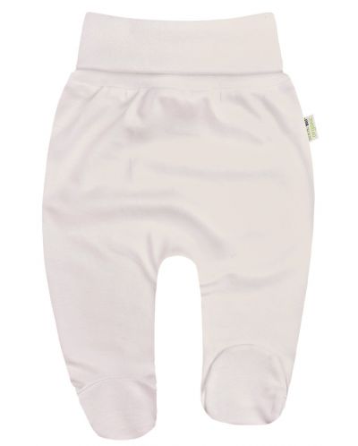 Pantaloni cu botoşei Bio Baby - Bumbac organic, 62 cm, 3-4 luni - 1