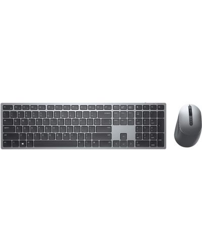 Tastatura wireless si mouse Dell Premier - KM7321W, gri - 1