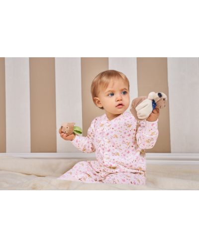 Salopetă pentru bebeluşi Bio Baby - 80 cm, 12-18 luni, roz - 2