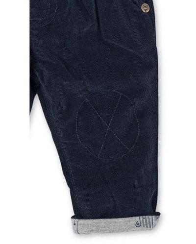 Pantaloni pentru bebelusi Sterntaler - Din catifea, 74 cm, 7-12 luni, albastru inchis - 3