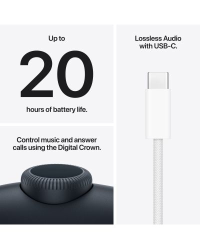 Căști wireless Apple - AirPods Max 2, ANC, Negru Midnight | Ozone.ro