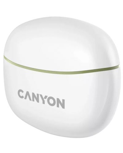 Casti wireless Canyon - TWS5, albe/verde - 4