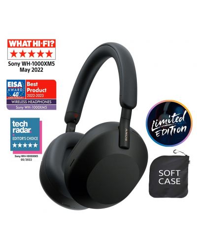 Căști wireless Sony - WH-1000XM5 Soft Case Limited Edition, ANC