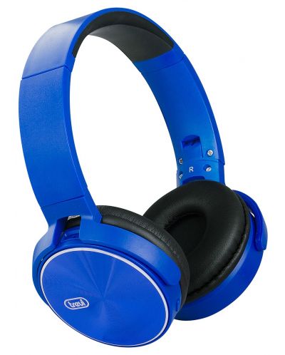 Căști wireless cu microfon Trevi - DJ 12E50 BT, albastre - 2