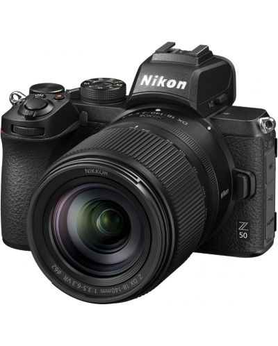 Aparat foto Mirrorless Nikon - Z50, Nikkor Z DX 18-140mm, Black - 1