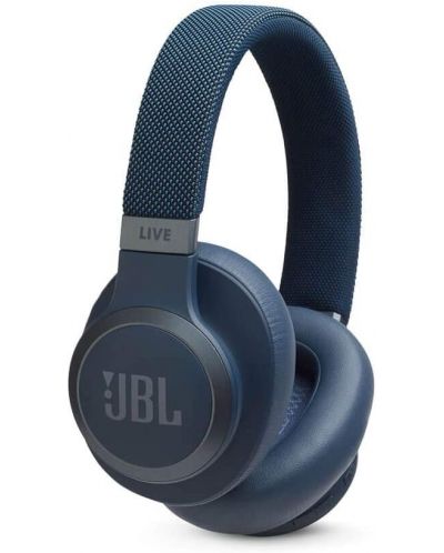 Casti wireless JBL - LIVE 650BTNC, albastre - 1