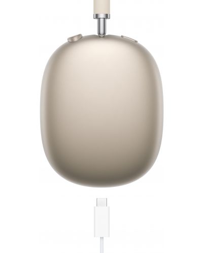 Căști cu microfon Apple - AirPods Max, ANC, Starlight | Ozone.ro