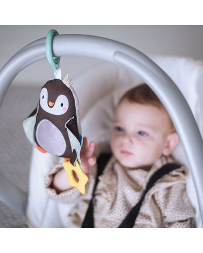 Zornaitoare moale pentru copii Taf Toys - Printul pinguin - 2