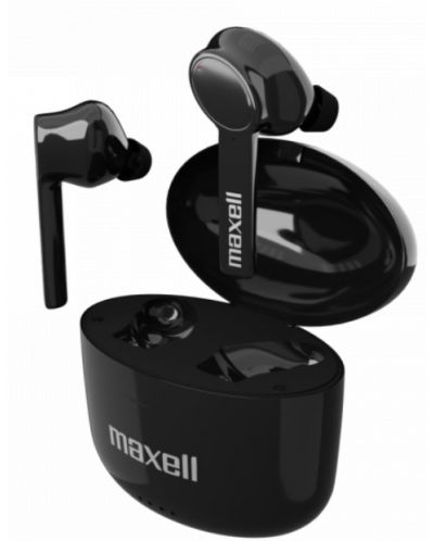 Căști wireless cu microfon Maxell - B13, TWS, negru - 1
