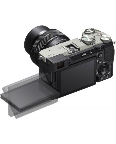 Aparat foto fără oglindă Sony - A7C II, FE 28-60mm, f/4-5.6, argintiu - 4