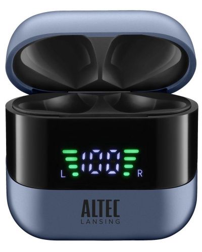 Căști wireless  Altec Lansing - Club, TWS, negre/albastre - 4