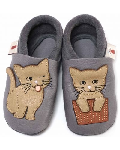Pantofi pentru bebeluşi Baobaby - Classics, Cat's Kiss grey, mărimea XL - 1