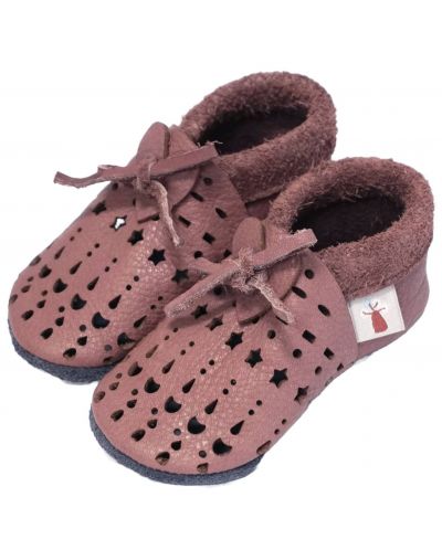 Pantofi pentru bebeluşi Baobaby - Sandals, Dots grapeshake, mărimea M - 3