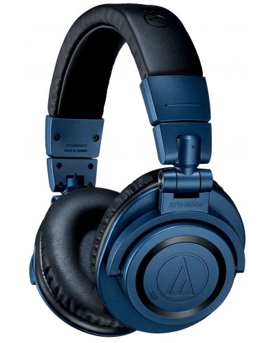 Căști wireless Audio-Technica - ATH-M50xBT2DS, neagră/albastră - 1