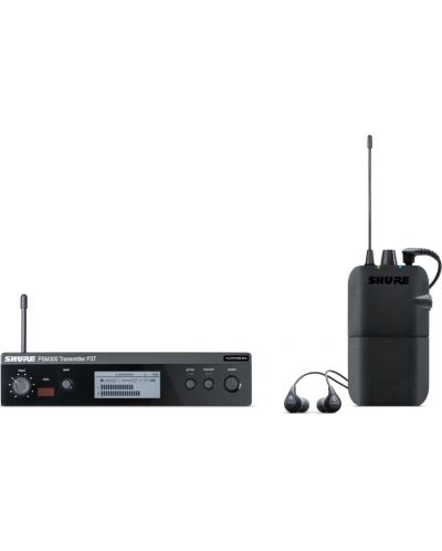 Sistem de microfoane fără fir Shure - P3TER112GR/L19, negru - 1