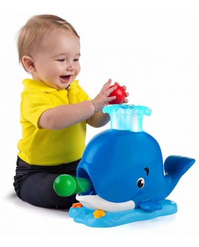 Jucărie pentru bebeluși Bright Starts - Balenă cu bile - 2