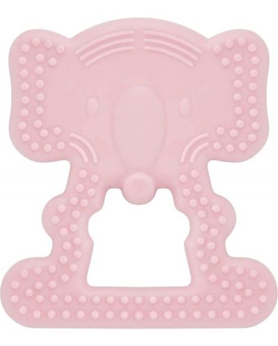 Inel gingival BabyJem - Elephant, Pink - 1