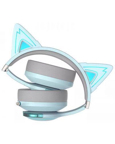 Căști fără fir cu microfon Edifier - G5BT CAT, albastre - 4