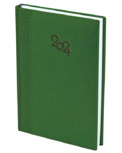 Spree Notebook - Cu copertă termică, 168 de foi, verde, 2024 - 1
