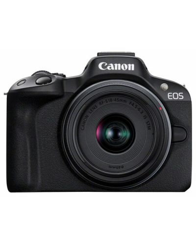 Canon Mirrorless Camera - EOS R50, RF-S 18-45mm, f/4.5-6.3 IS STM - 1