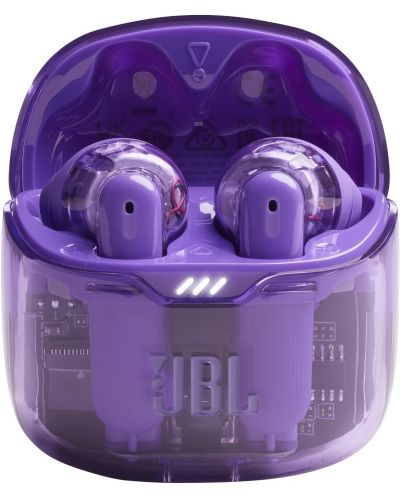 Căști wireless JBL - Tune Flex Ghost Edition, TWS, ANC, Purple Ghost - 6