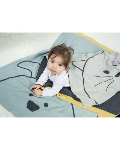 Pătură pentru copii Lassig - Kitten, 75 x 100 cm - 4