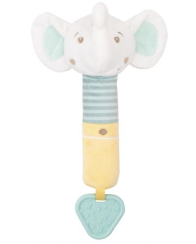 Jucărie pentru bebeluși cu teether KikkaBoo - Elephant Time - 1