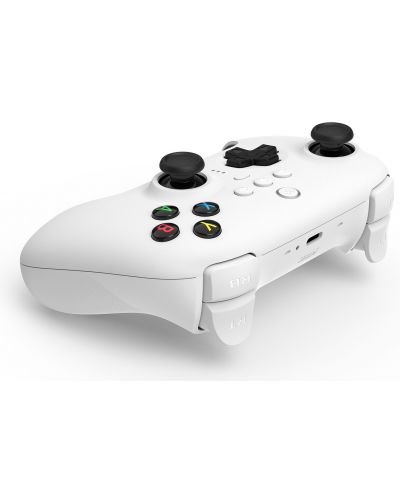 Controller wireless 8BitDo - Ultimate 2.4G, Hall Effect Edition, alb (PC) - 8
