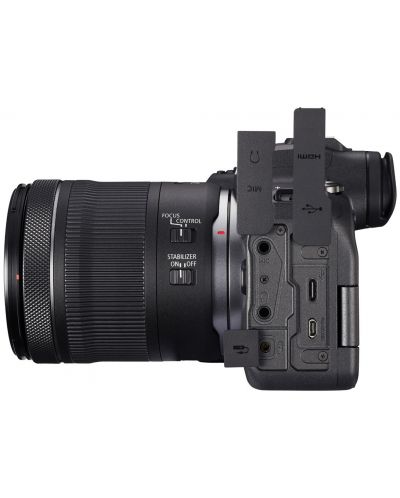 Cameră fără oglindă Canon - EOS R6, RF 24-105mm, f/4-7.1 IS STM, negru - 5