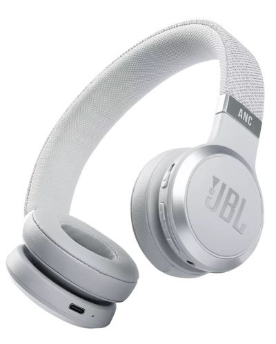 Căști fără fir cu microfon JBL - Live 460NC, ANC, alb - 1