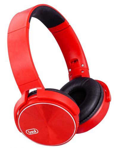 Căști wireless cu microfon Trevi - DJ 12E50 BT, roşii - 2
