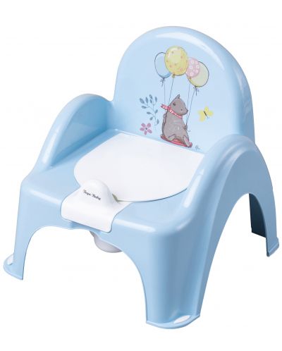 Scaun pentru oliță pentru copii Tega Baby - Forest Fairy Tale, albastru - 1