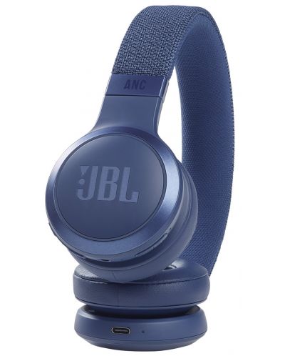 Căști fără fir cu microfon JBL - Live 460NC, ANC, albastru - 2