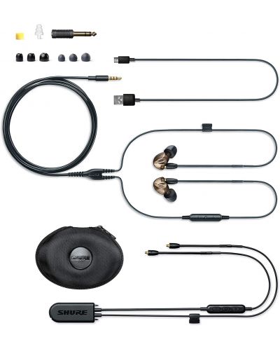 Casti wireless cu microfon Shure - SE535, bronz - 3