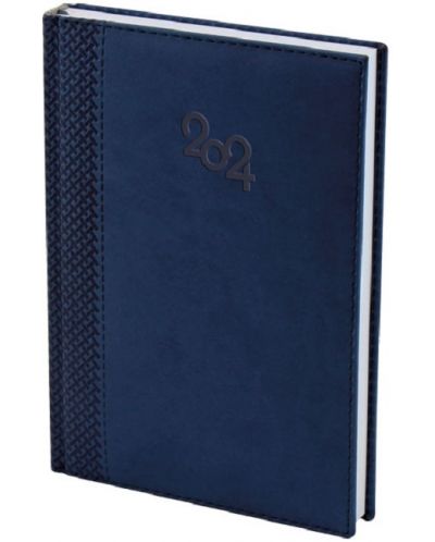 Spree Notebook - Cu copertă termică, 168 de foi, albastru închis, 2024 - 1