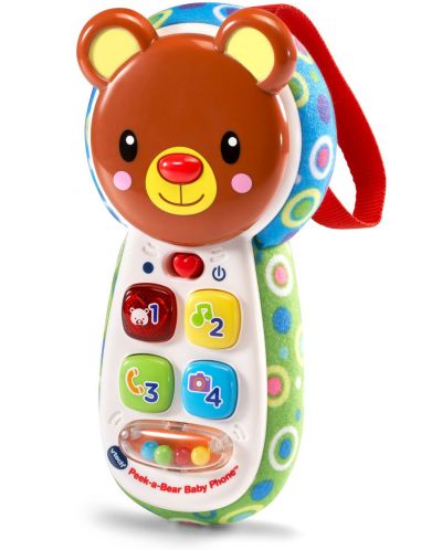Jucarie pentru bebelusi Vtech - Telefon, ursulet - 1