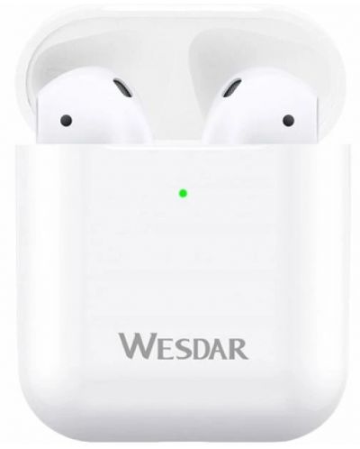 Căști wireless Wesdar - TWS20PRO, TWS, albe - 3