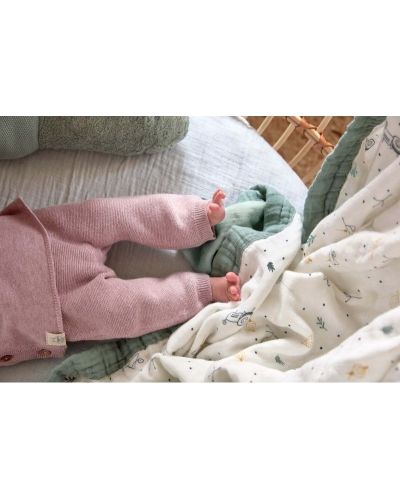 Pantaloni pentru copii Lassig - 74-80 cm, 7-12 luni, roz - 2