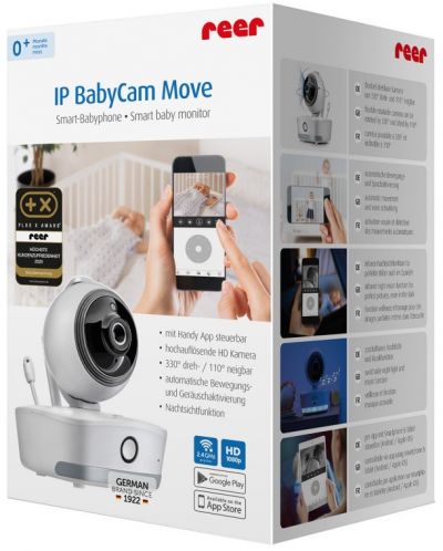 Monitor pentru bebeluşi cu camera IPReer - Move, alb - 10