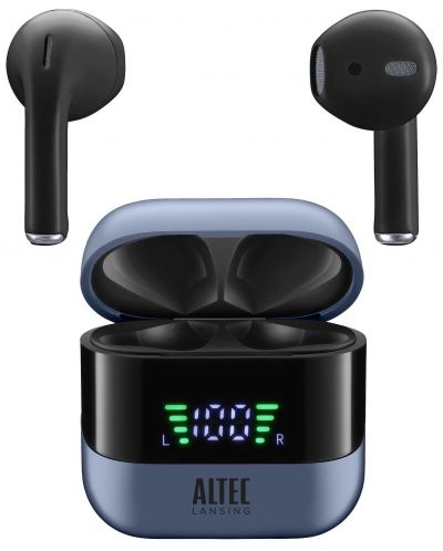 Căști wireless  Altec Lansing - Club, TWS, negre/albastre - 1