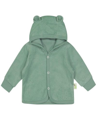 Set de 2 piese pentru copii Bio Baby - 68 cm, 4-6 luni, verde frotte - 2