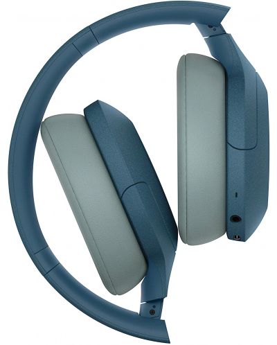 Casti wireless cu microfon Sony - WH-H910N, albastre - 6