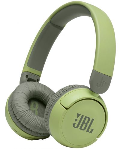 Casti cu microfon pentru copii JBL - JR310 BT, wireless, verzi - 1
