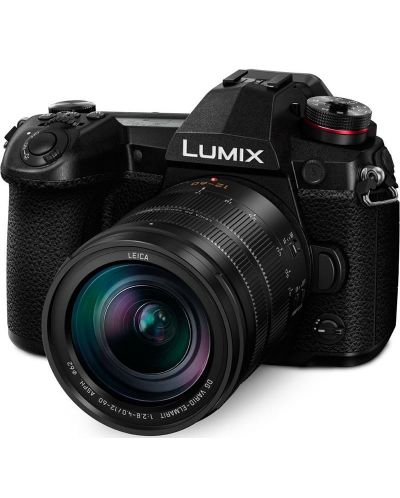 Aparat foto fără oglindă Panasonic - Lumix G9, Leica 12-60mm, Black - 1