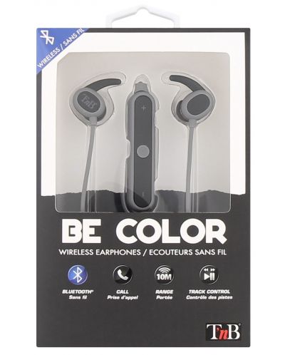 Casti wireless cu microfon TNB - Be color, negre - 4
