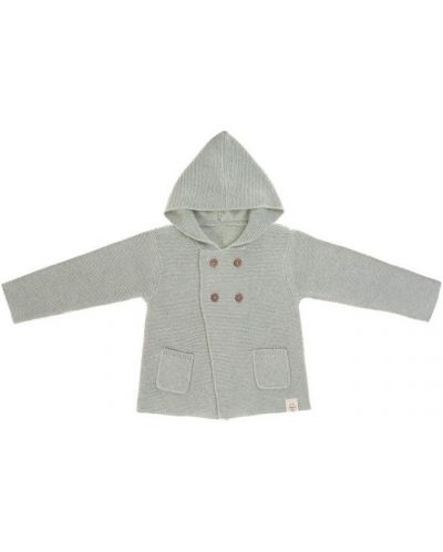 Jachetă pentru copii Lassig - 74-80 cm, 7-12 luni, gri - 1